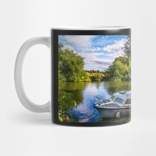 A Shady Mooring on the Thames Mug